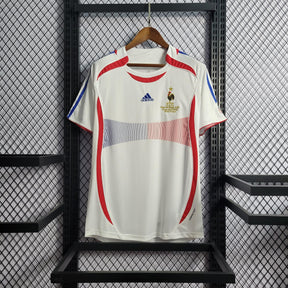 Camisa França Away 2006 Retrô - Branca