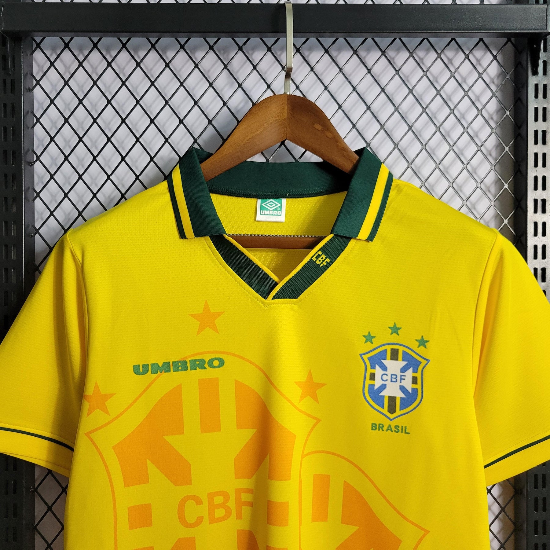 Camisa Brasil Home 1994 Retrô - Amarela