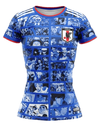 Camisa Japão Anime 2022 Feminina - Azul