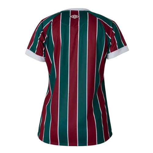 Camisa Fluminense Home 23/24 Feminina - Vinho e Verde