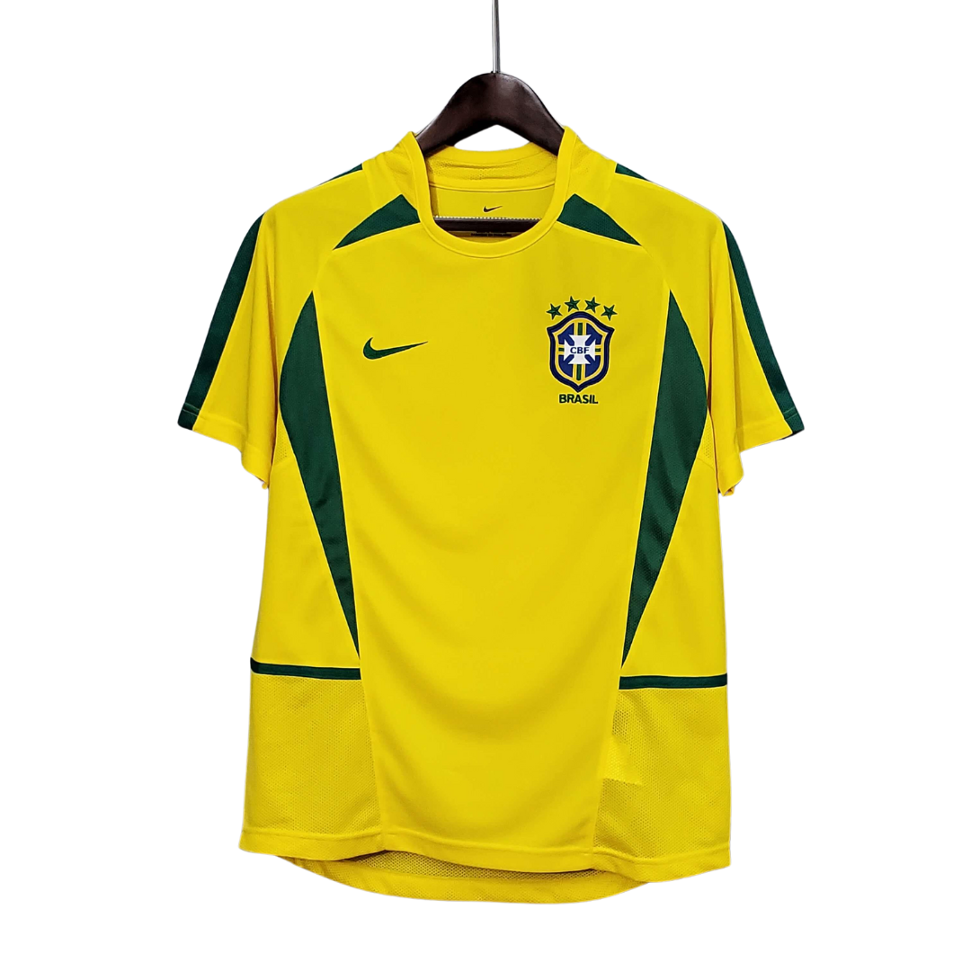 Camisa Retrô Seleção Brasil 2002/02 Home