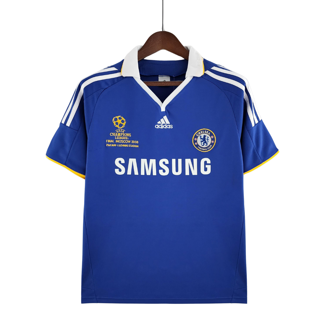 Camisa Retrô Chelsea FC 2008/09 Home Champions League Edition