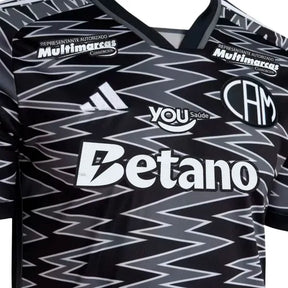 Camisa Atlético Mineiro Third 24/25 - Preta - C/ Patrocínio