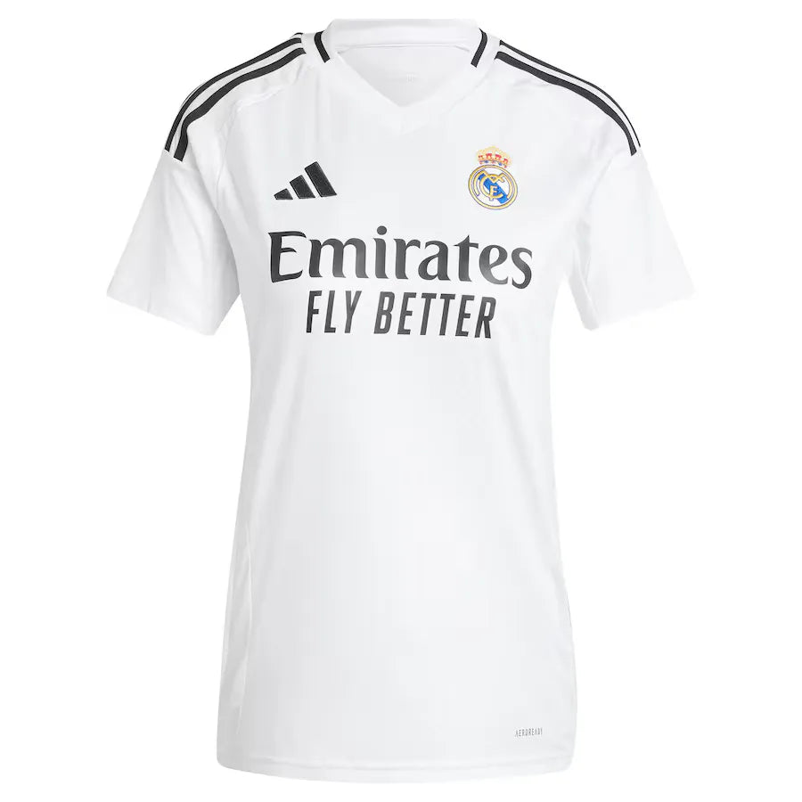 Camisa Real Madrid Feminina Home 24/25 - Branca