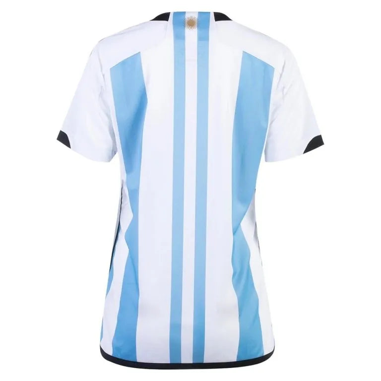 Camisa Argentina Feminina Home 2022 - Azul e Branca