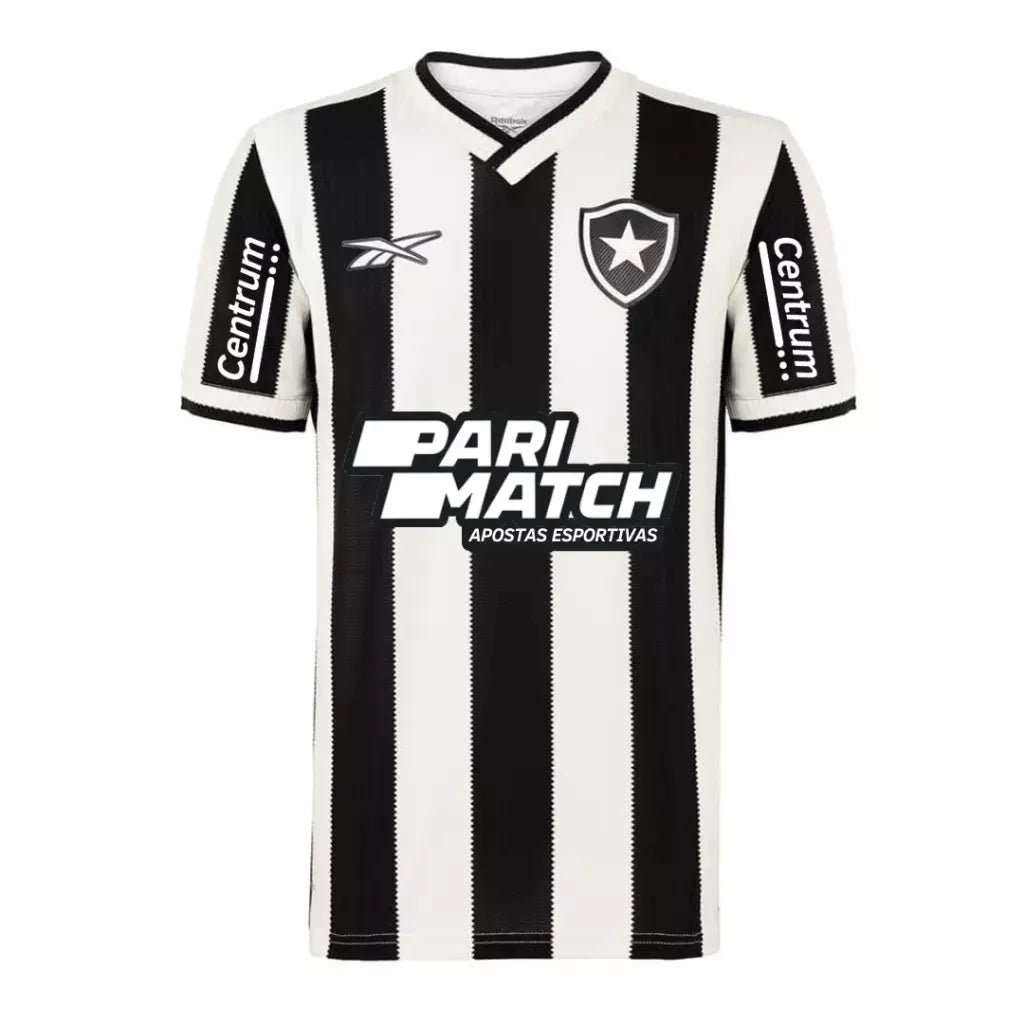 Camisa Botafogo Home 24/25 - Preta e Branca