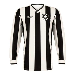 Camisa Botafogo Home 24/25 Manga Longa - Preta e Branca