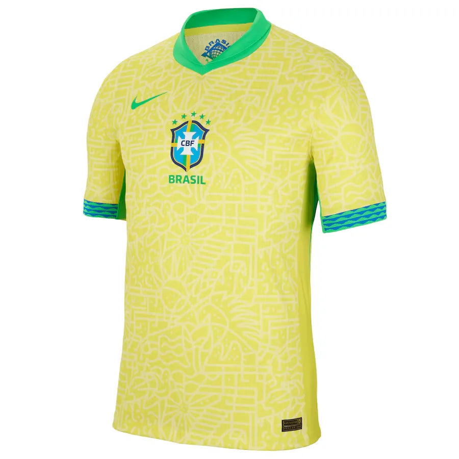 Camisa Brasil Home 2024 Jogador - Amarela