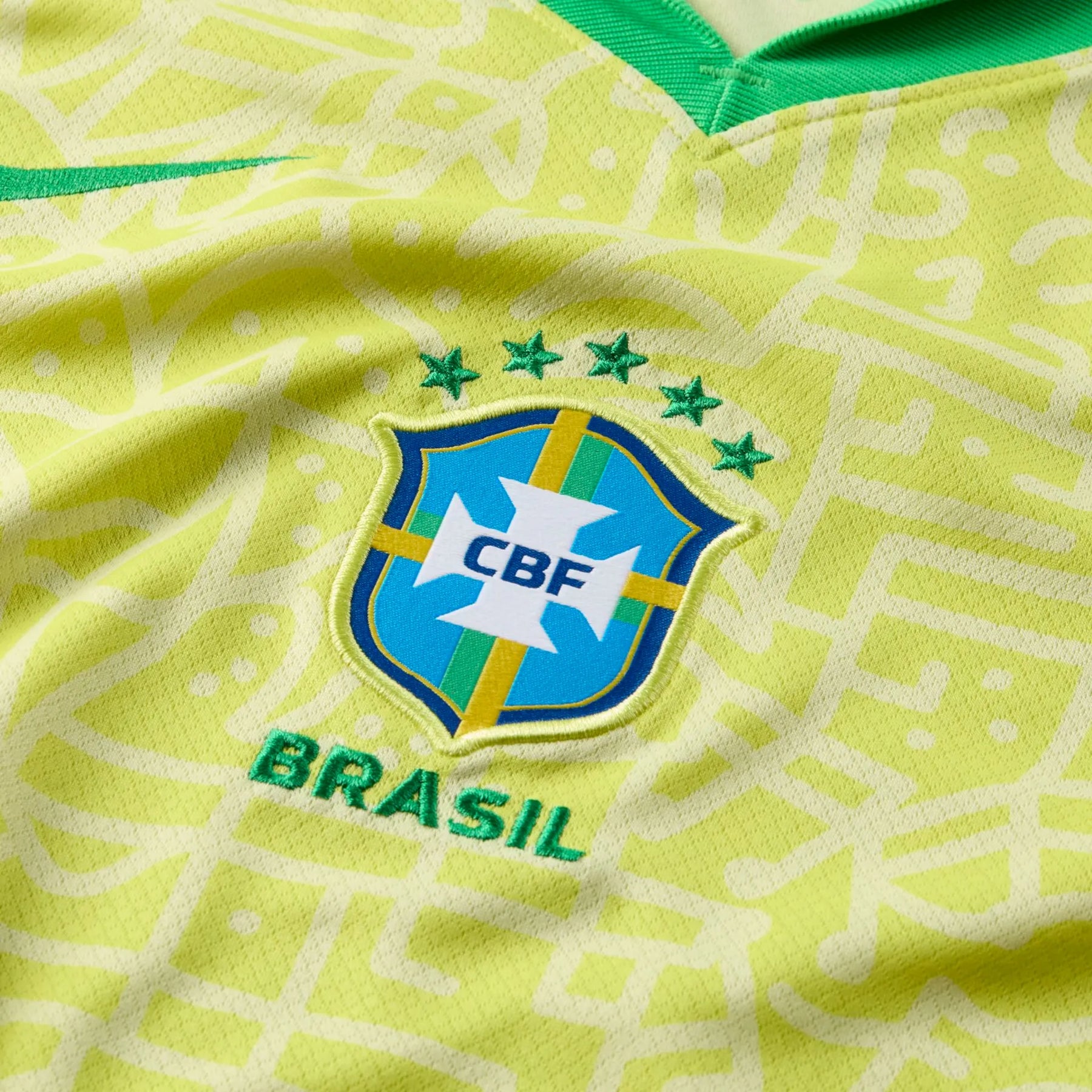 Camisa Brasil Feminina Home 2024 - Amarela