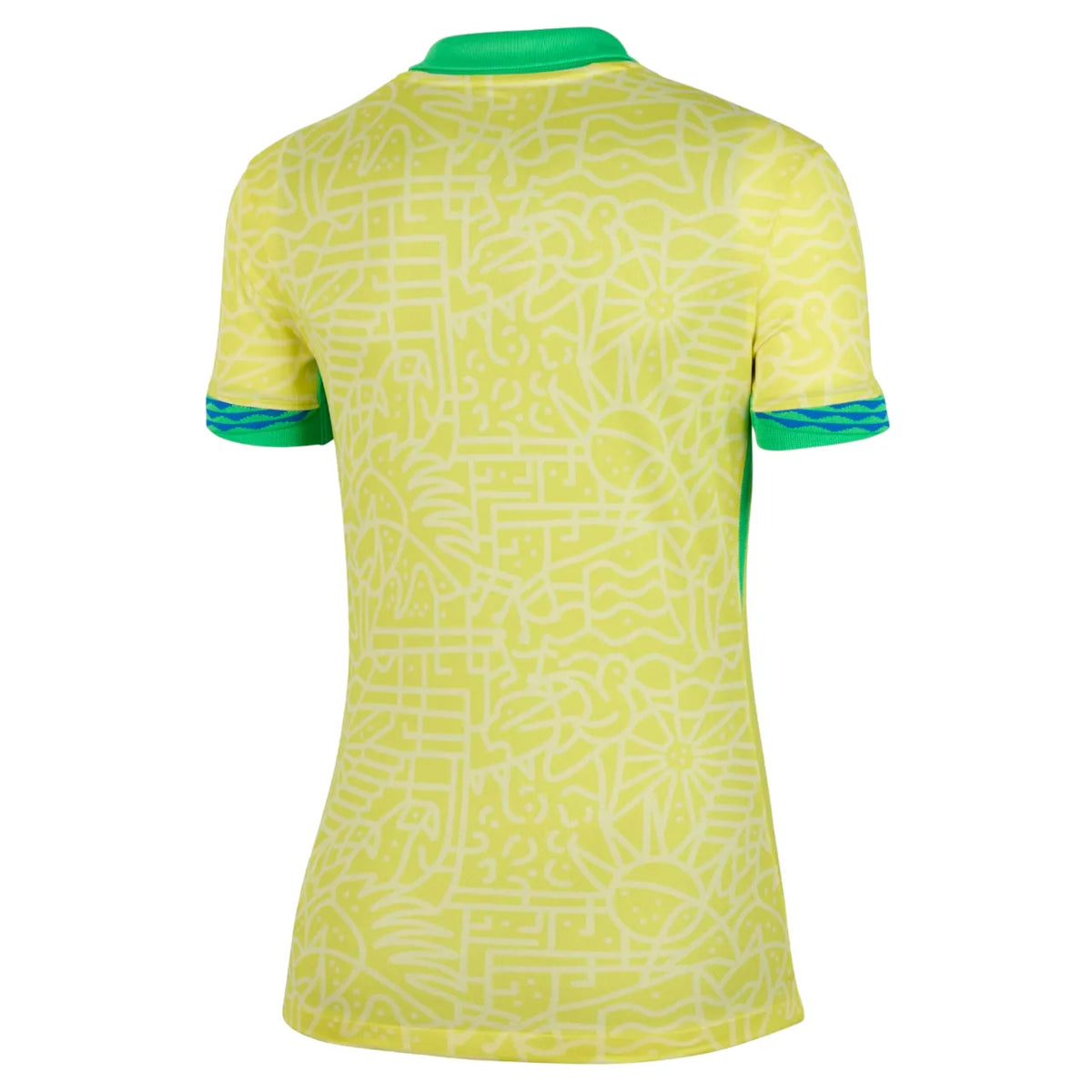 Camisa Brasil Feminina Home 2024 - Amarela