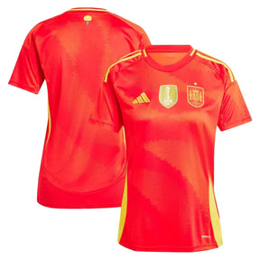 Camisa Espanha Feminina Home 2024 - Vermelha