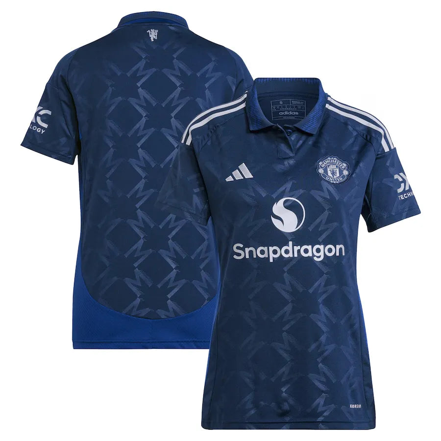 Camisa Manchester United Feminina Away 24/25 - Azul